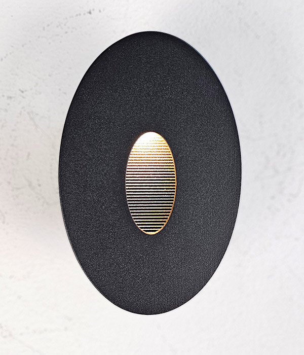 오벨 타원형 LED 발목 매입등 3W 계단 매입등